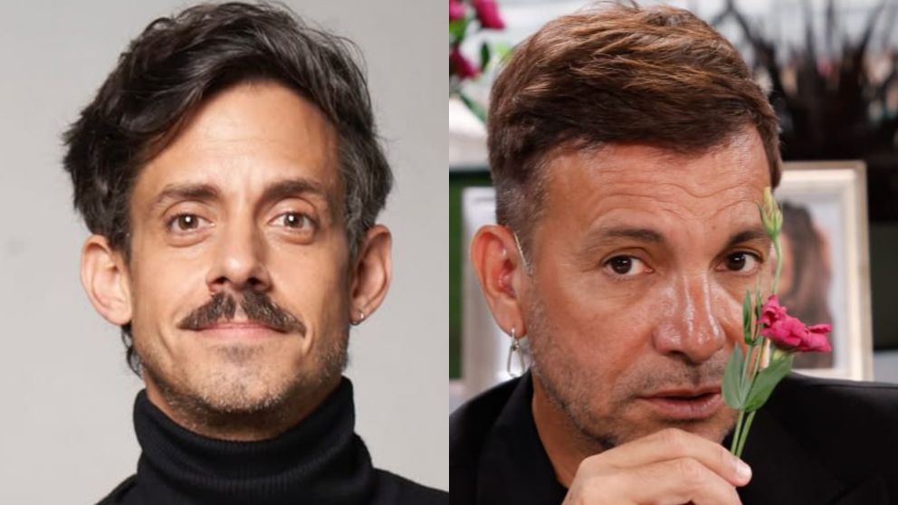 Agustín "Rada" Aristarán y Martín Bossi compiten en Mar del Plata, pero con buena onda.