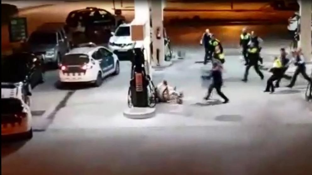 Imágenes del impactante video.
