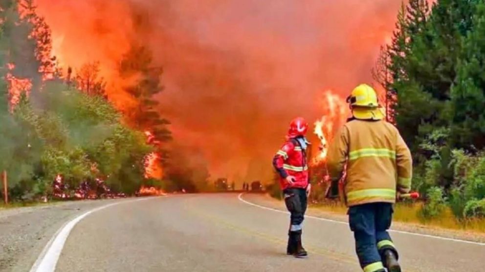 Patagonia: por los incendios forestales el Gobierno asisti� a los Bomberos Voluntarios $100 mil millones