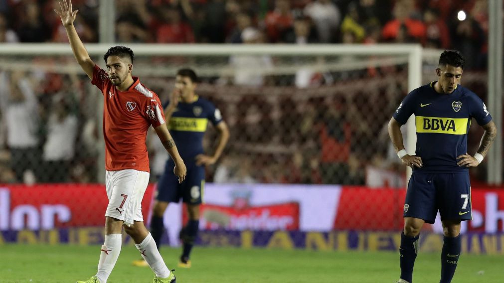 El delantero de Independiente se mostró feliz por la victoria al puntero.