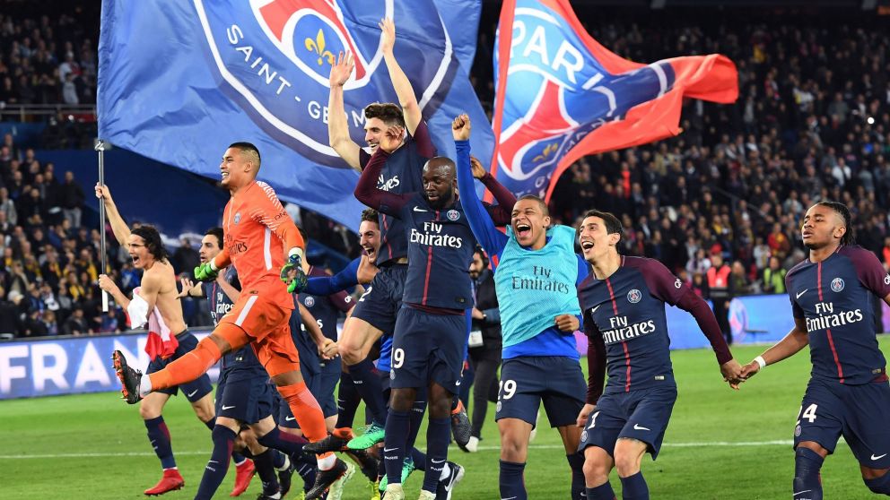 El PSG se consagró campeón de la Liga Francesa (AFP).