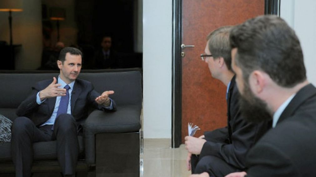 Al Assad conforme con la defensa que le dan los rusos.