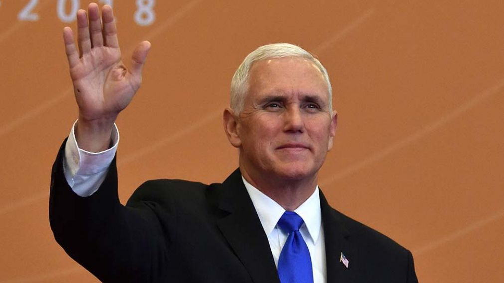 Pence. Durante la VIII Cumbre de las Américas, en Lima. (AFP)