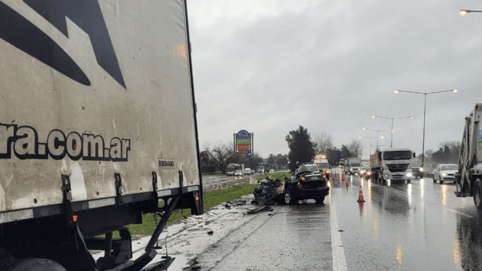 Una persona fallecida por un choque en el ramal Campana de la Panamericana.