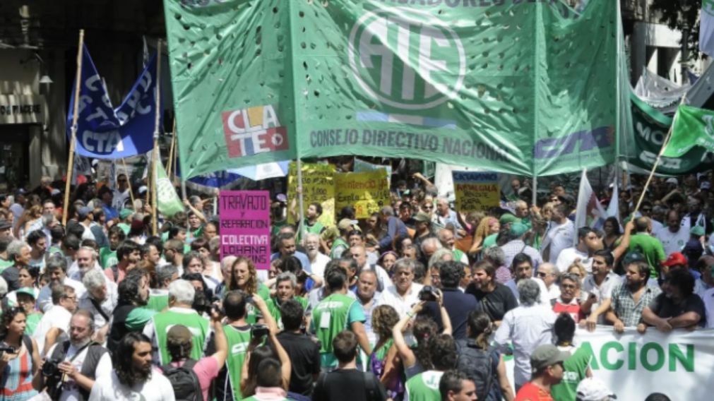 El gremio ATE convoc� a un paro nacional con movilizaci�n (Archivo).