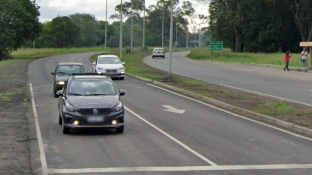 Acá, en esta zona, se produjo el fatal siniestro.