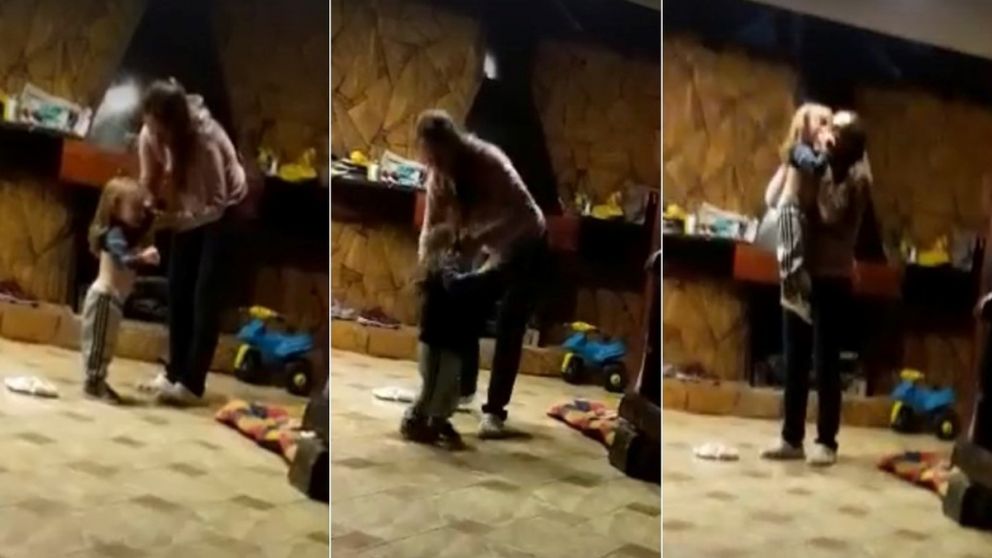 Imagenes de la brutal agresión.