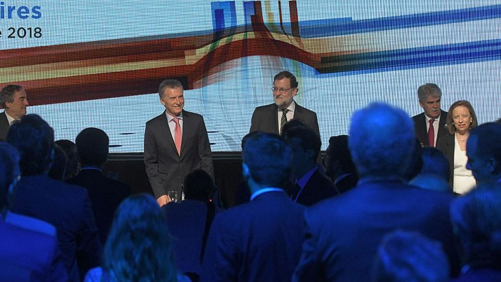 Macri y Rajoy fueron anfitriones en la apertura del Encuentro Empresarial