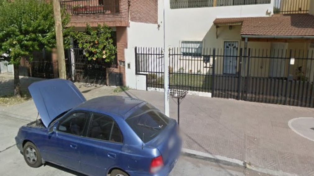 El lugar de la tragedia. Nuevo caso de femicidio en el Conurbano.