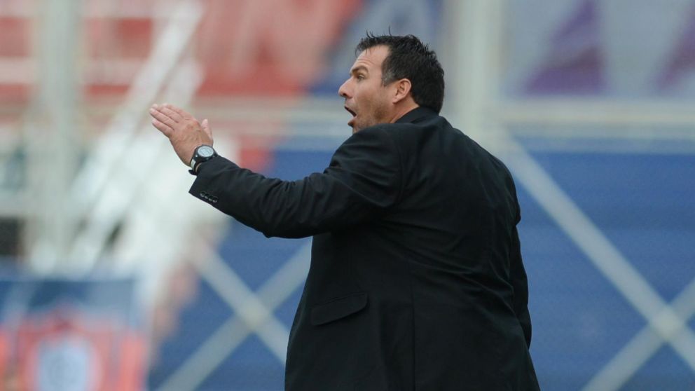 Dabove se mostró contento tras la goleada (Hernan Nersesian/Crónica).