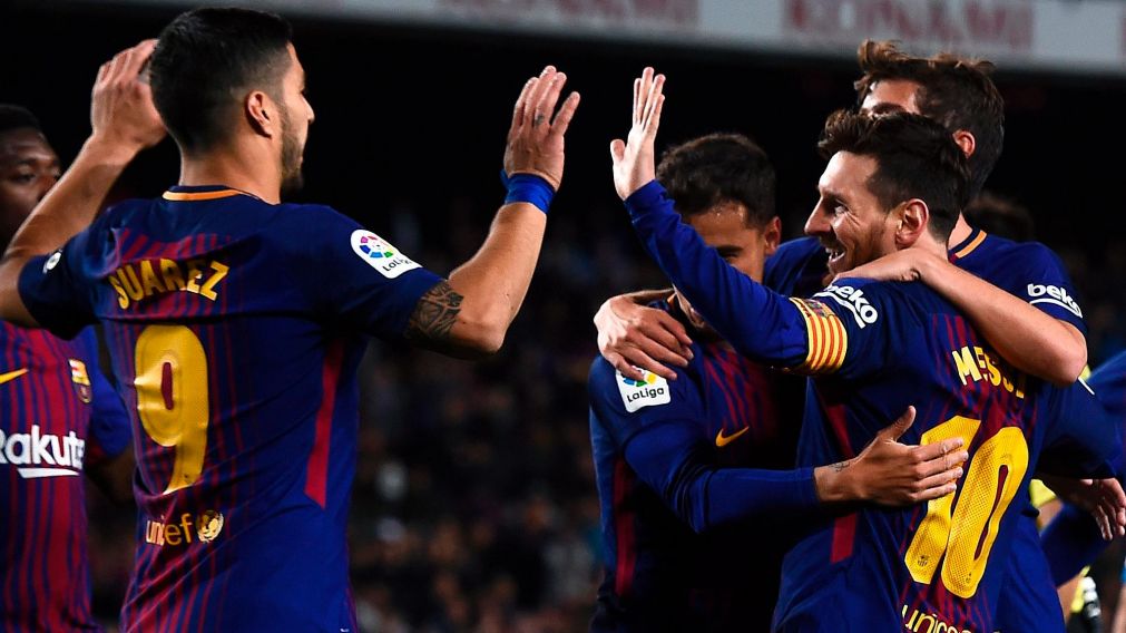 Imparable. "Leo" también es el goleador de la liga de España. (AFP)