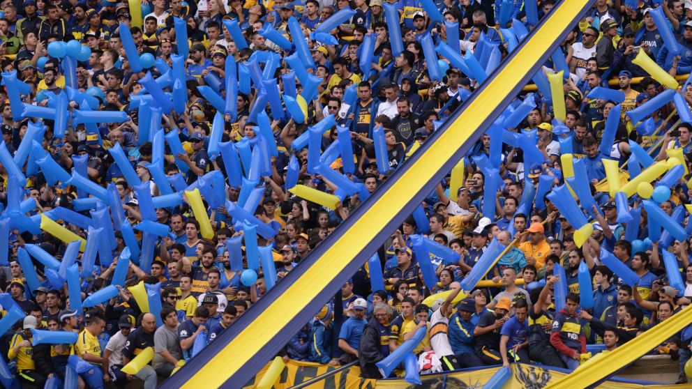 Boca celebra su cumplea�os (AFP).