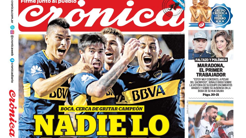 Tapas del lunes 2 de abril de 2018