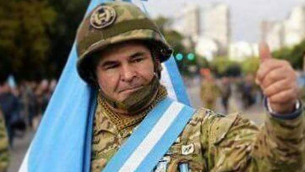 Oscar Ismael Poltronieri, sobreviviente de Malvinas.