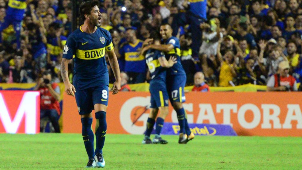 Pablo Pérez metió el gol y explotó (Adrián Sacchero/Crónica).