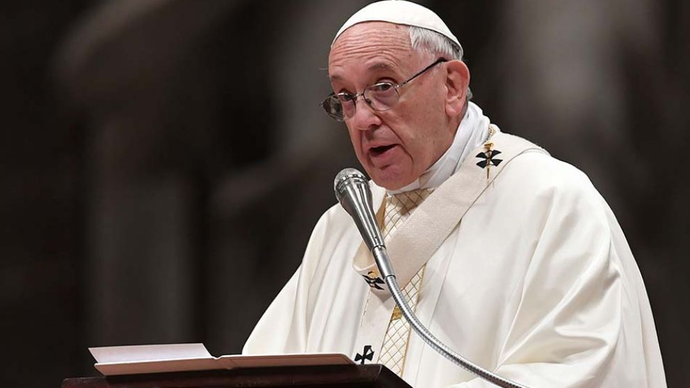 El Papa Francisco durante una de las celebraciones por las Pascuas. (AFP)
