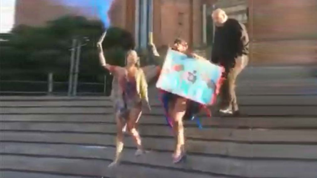 Este es el polémico momento. (Captura de video)