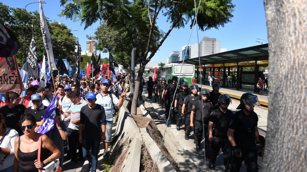El tránsito estuvo cortado toda la mañana del miércoles.
