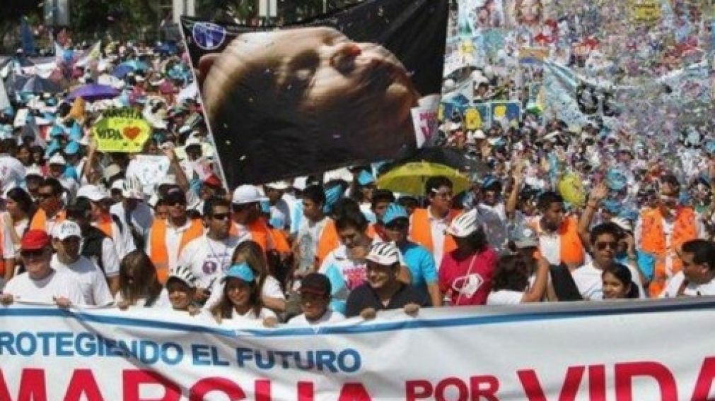 Marcha contra el aborto.