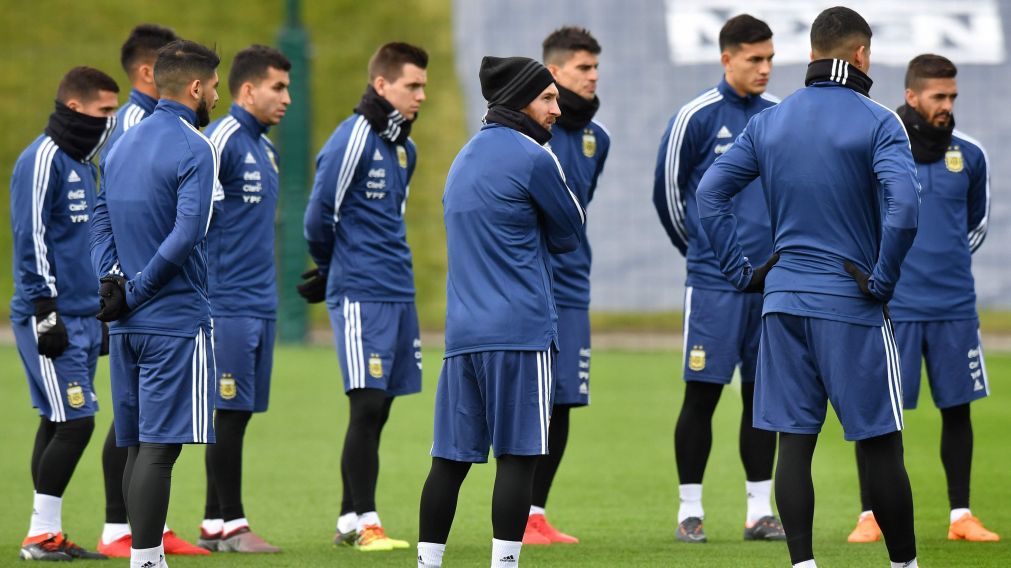 Los jugadores entrenarán a la tarde.(AFP)