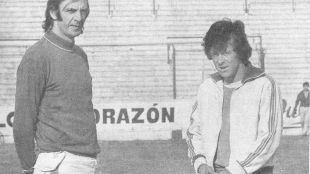 Menotti y Houseman, campeones con Huracán y con Argentina.