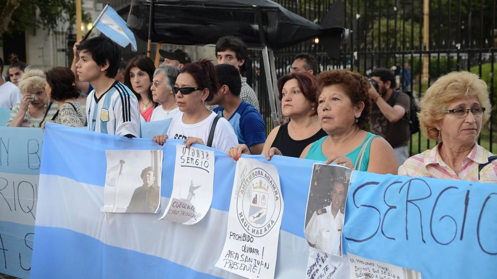 El ARA San Juan desapareció el 15 de noviembre de 2017. (Crónica/Fernando Perez)
