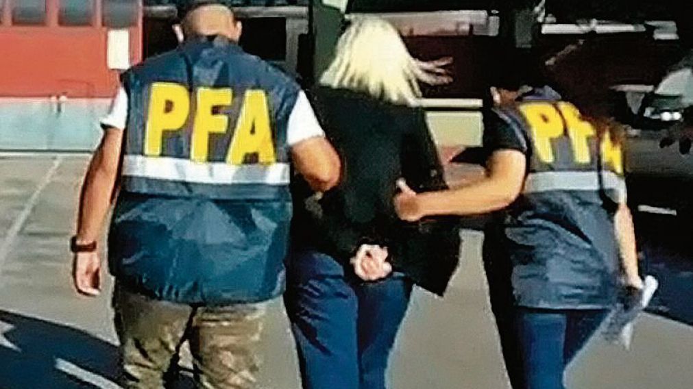 La mujer fue detenida en la localidad de Haedo. 