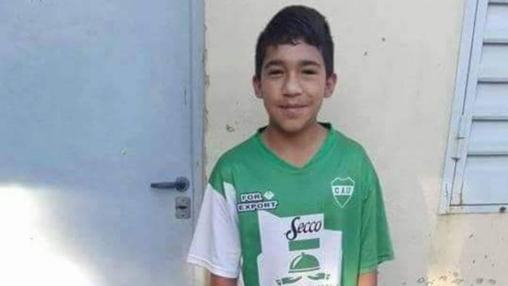 El niño quería ser como Messi.