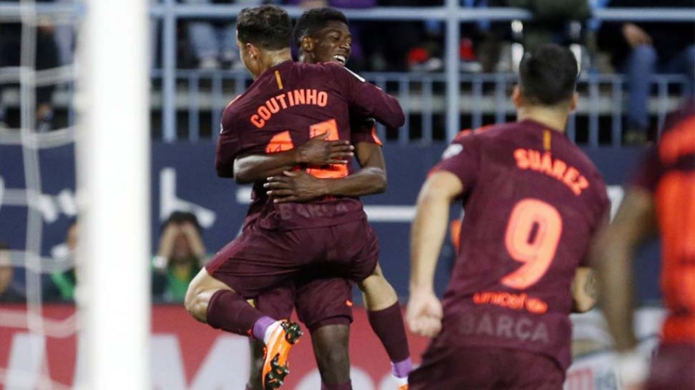 Coutinho. Sella la victoria para los azulgrana. (Gentileza @FCBarcelona_es)