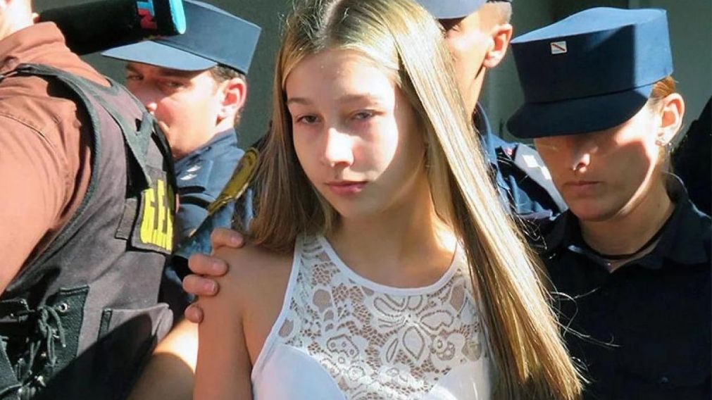 Nahir. detenida por el crimen de su novio, cometido el 29 de diciembre.