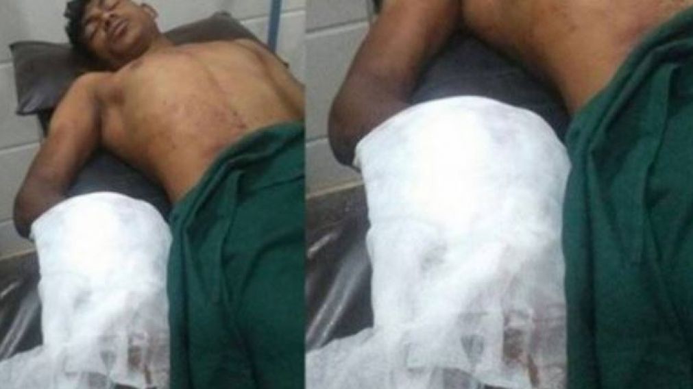 El hombre que le cort� la mano a su hijo fue acusado por la polic�a.