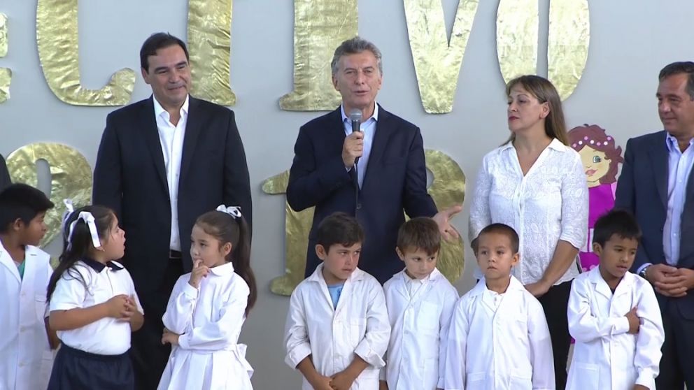 El Presidente Mauricio Macri dio inicio al ciclo lectivo 2018