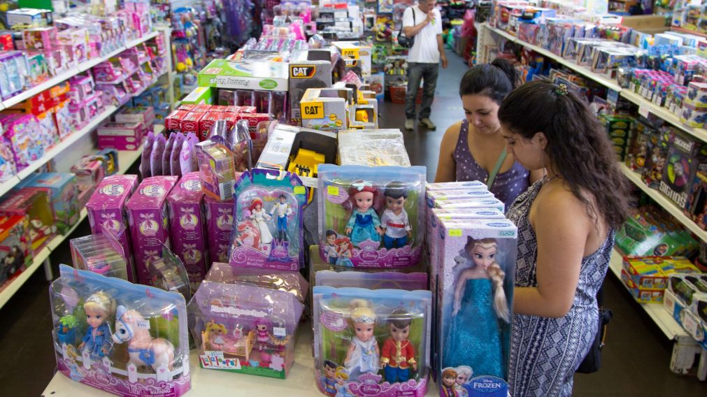 Leve ca�da en las ventas por el D�a del Ni�o.