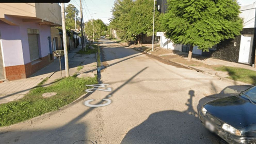 El barrio en el que ocurri� el intento de robo.