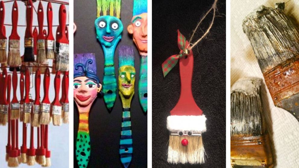 Transformá tus pinceles viejos en tesoros para el hogar