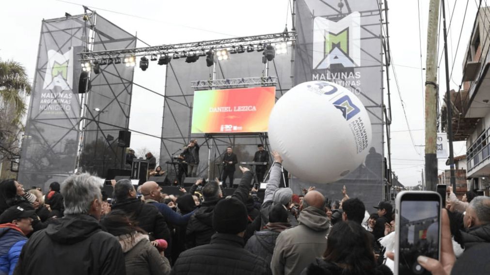Villa de Mayo celebró a lo grande los 30 años de Malvinas