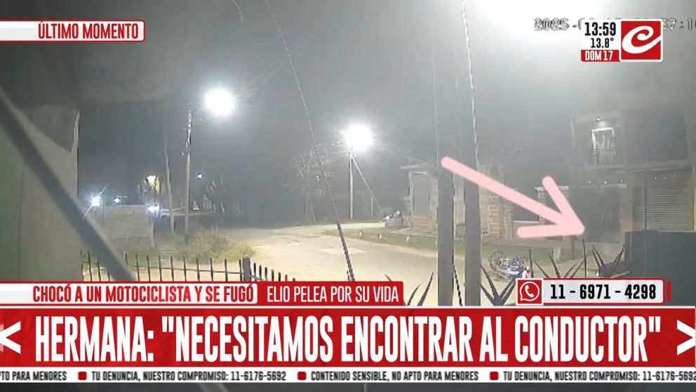 Elio pelea por su vida.