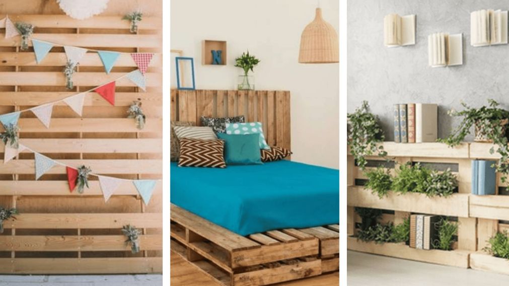 Transformá un palet: tres ideas para el hogar