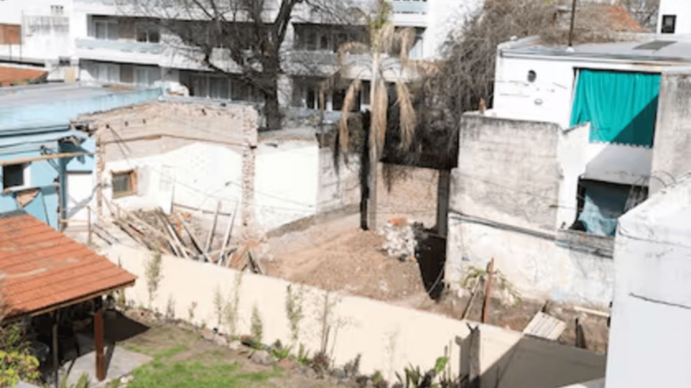 El lugar donde se encontró el cuerpo de Diego Fernández Lima 41 años después de su asesinato.