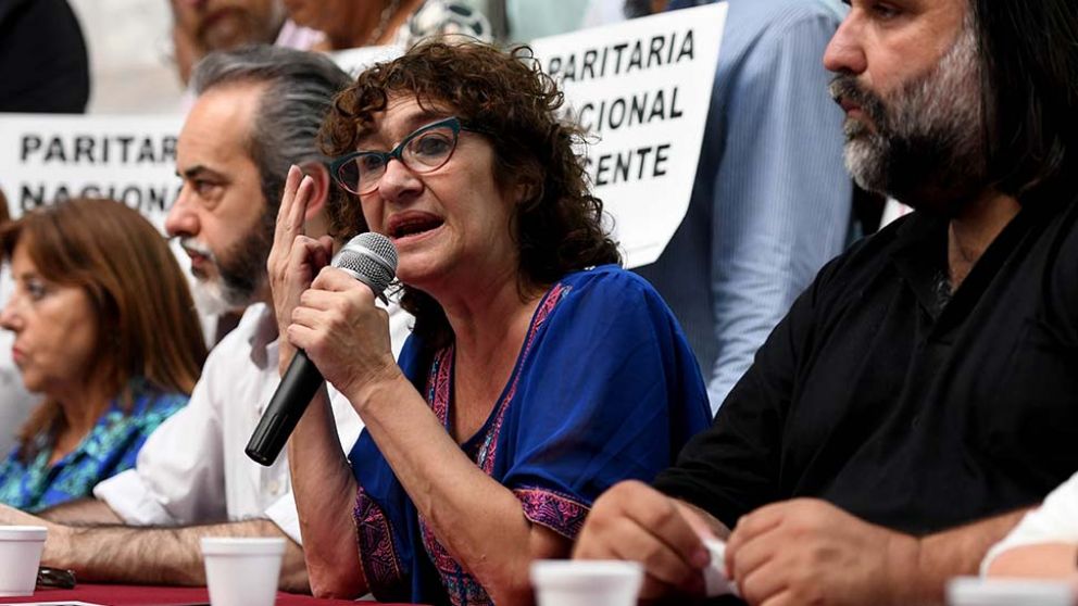 Alesso. Dura con el Gobierno. (Télam)