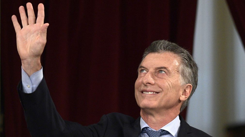 El Presidente se mostró contento por el respeto durante el discurso.(AFP)