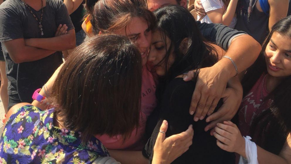 La foto del reencuentro.