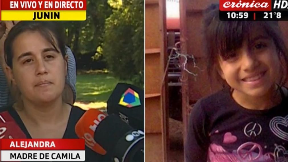 La madre de Camila rompió el silencio.