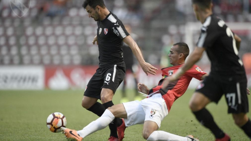 Independiente comenzó mal su aventura copera. (Twitter)
