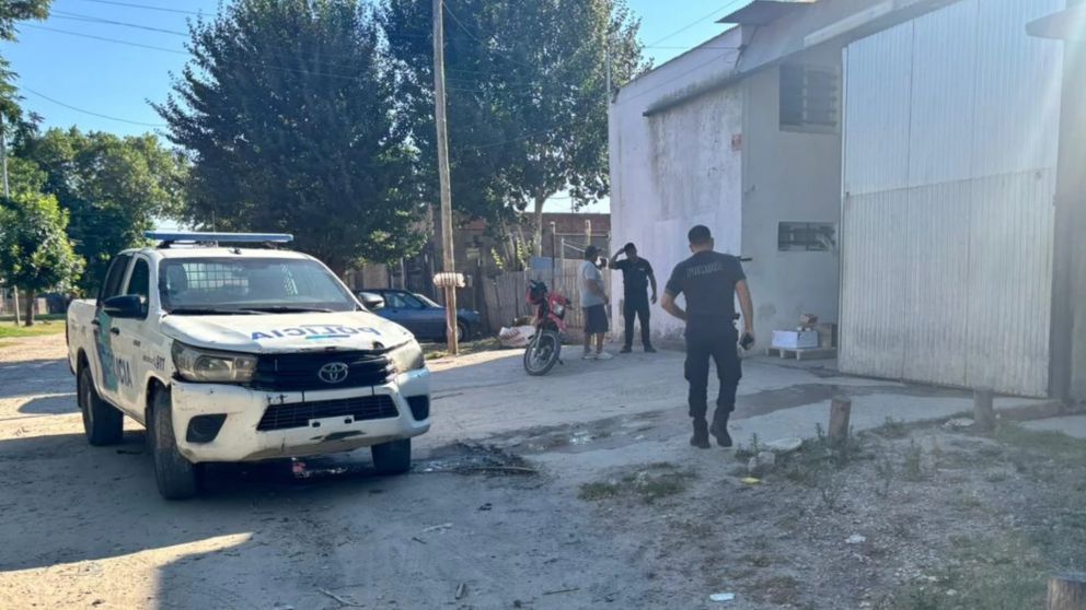 La Polic�a realiz� un allanamiento en el lugar vinculado al comprador (Foto: 0223)