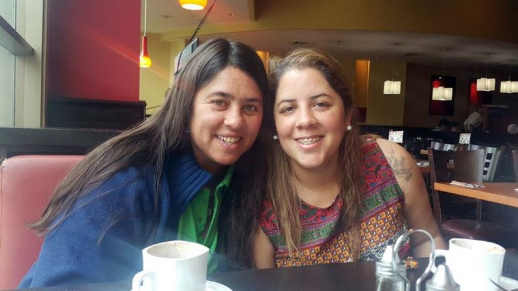 Conviven hace cuatro años con sus hijas.