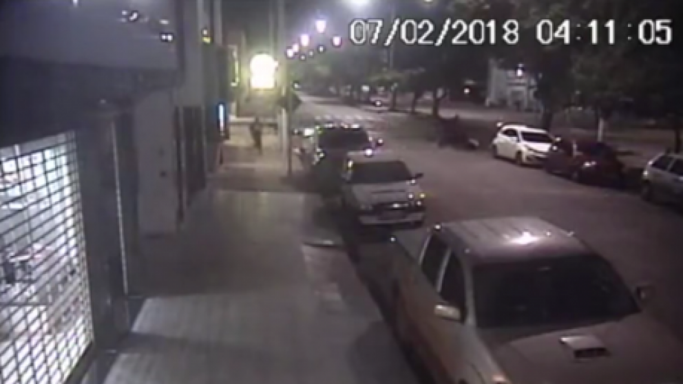 Una banda delictiva intentó huir pero atropellaron a un cómplice suyo.