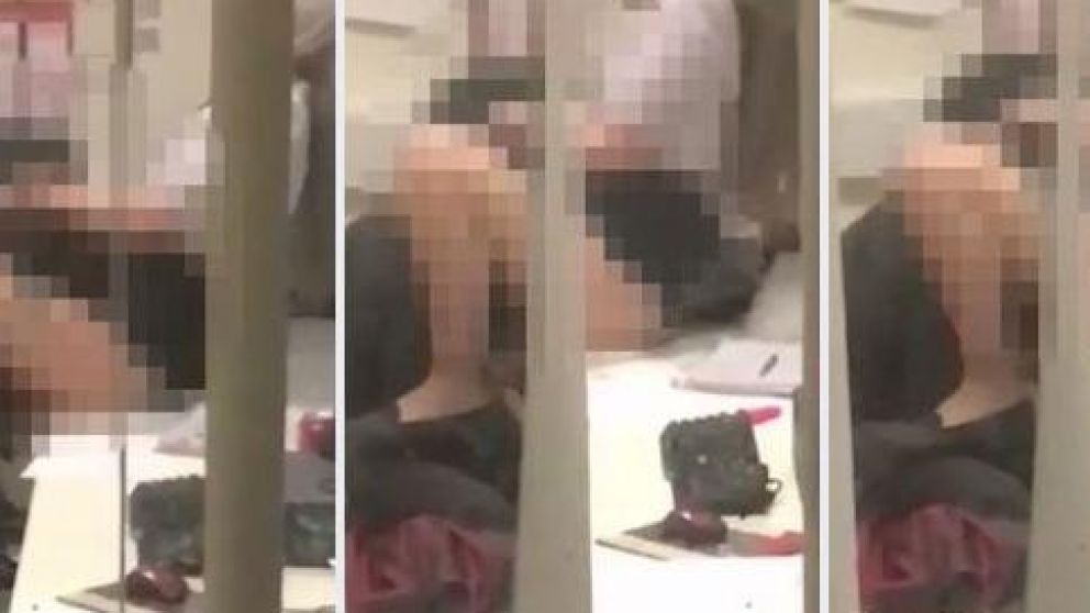 Dos jóvenes filmaron a dos trabajadores teniendo sexo. (Captura)