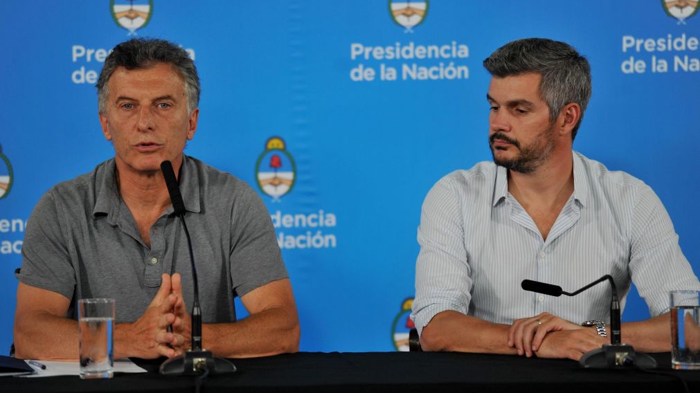 El presidente en su conferencia de prensa luego del retiro en Chapadmalal.