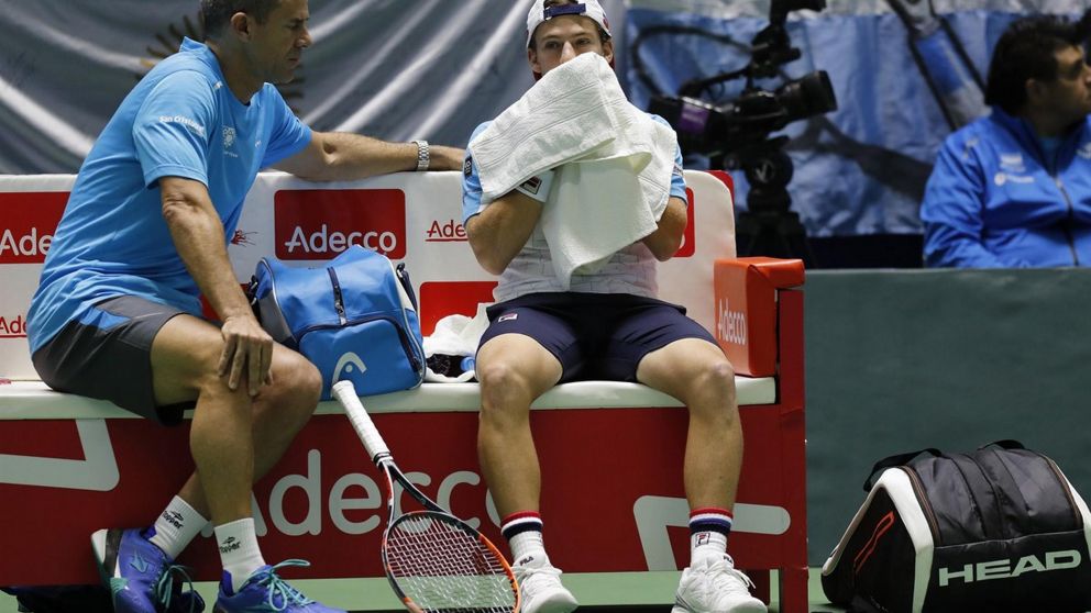 Orsanic consuela a Schwartzman, luego de descender el a�o pasado en Kazajist�n. Los dos estar�n ante Chile (T�lam).